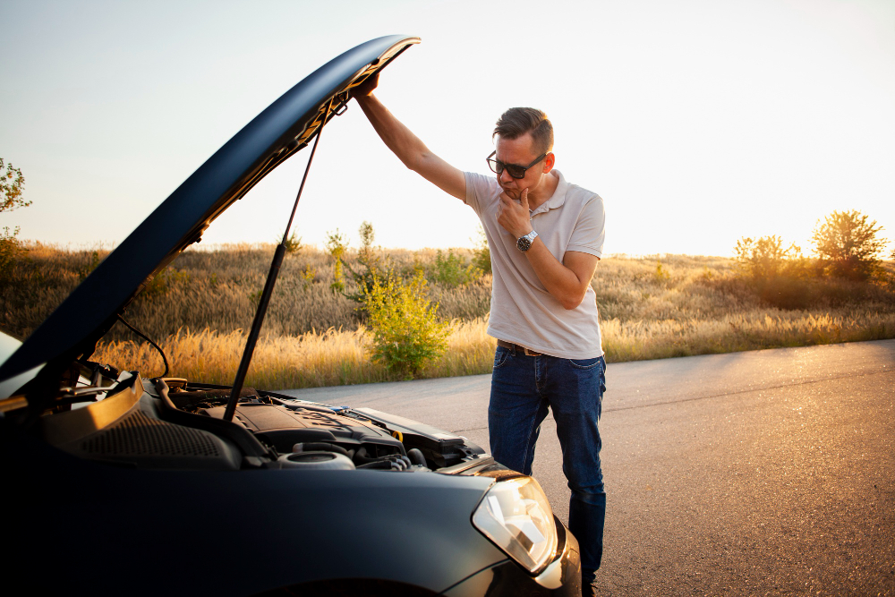 Car Recovery On road